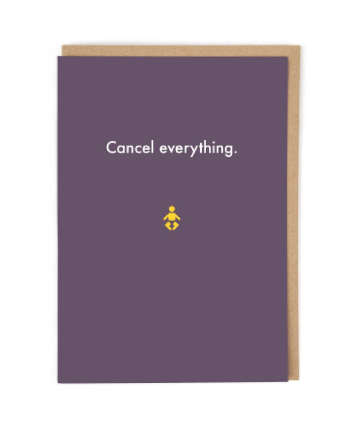 Cancel Everything Baby Card