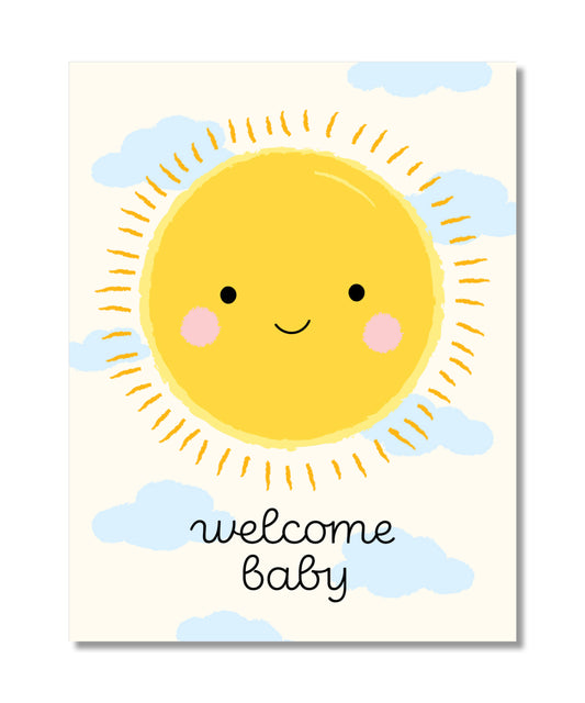 Welcome Baby Sunshine Card
