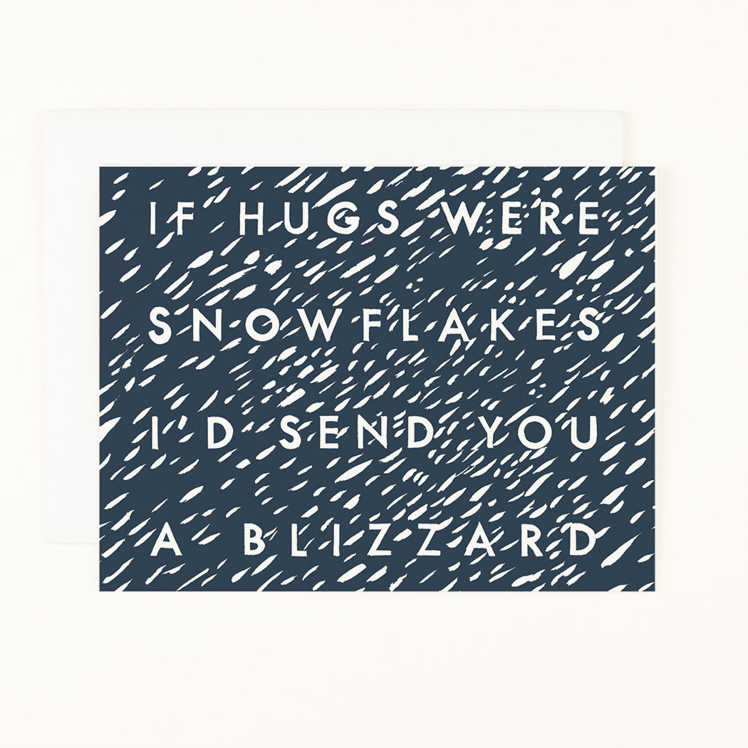 If Hugs Were Snowflakes Holiday Card
