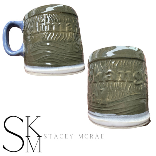 Stacey McRae Handmade Climate Change Is Real Mug #2