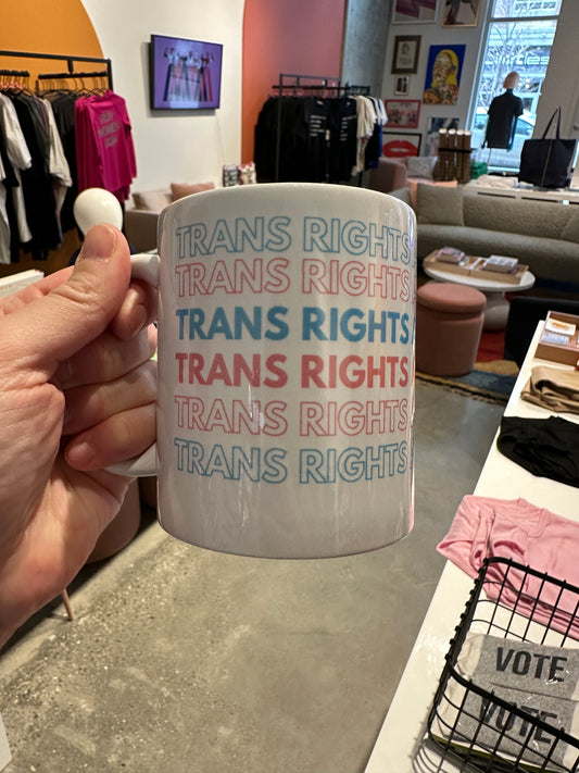 Madame Premier Trans Rights Are Human Mug
