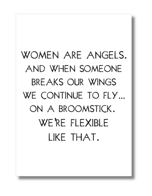 Women Are Angels Card