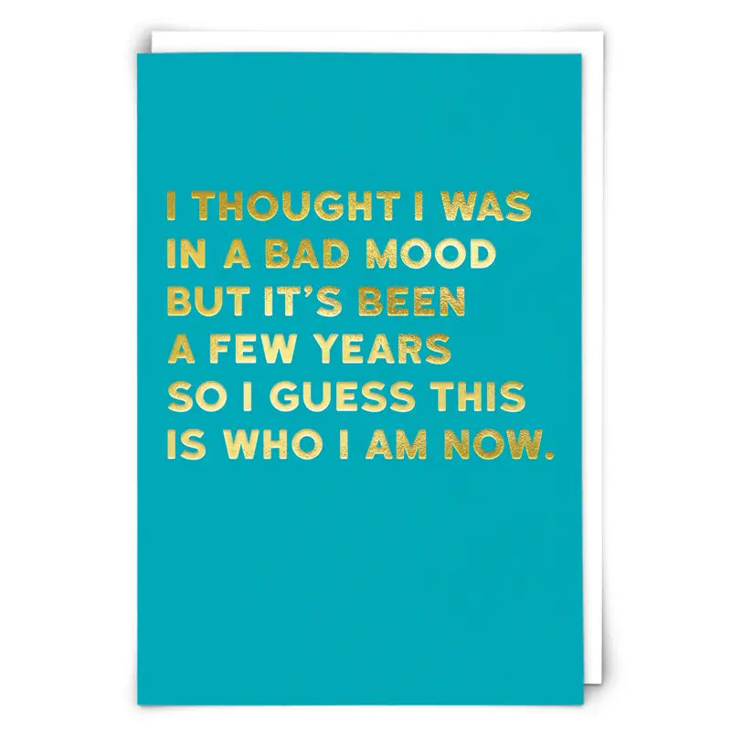 Bad Mood Card