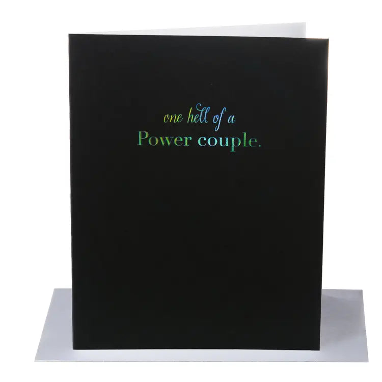 One Hell Of A Power Couple Card