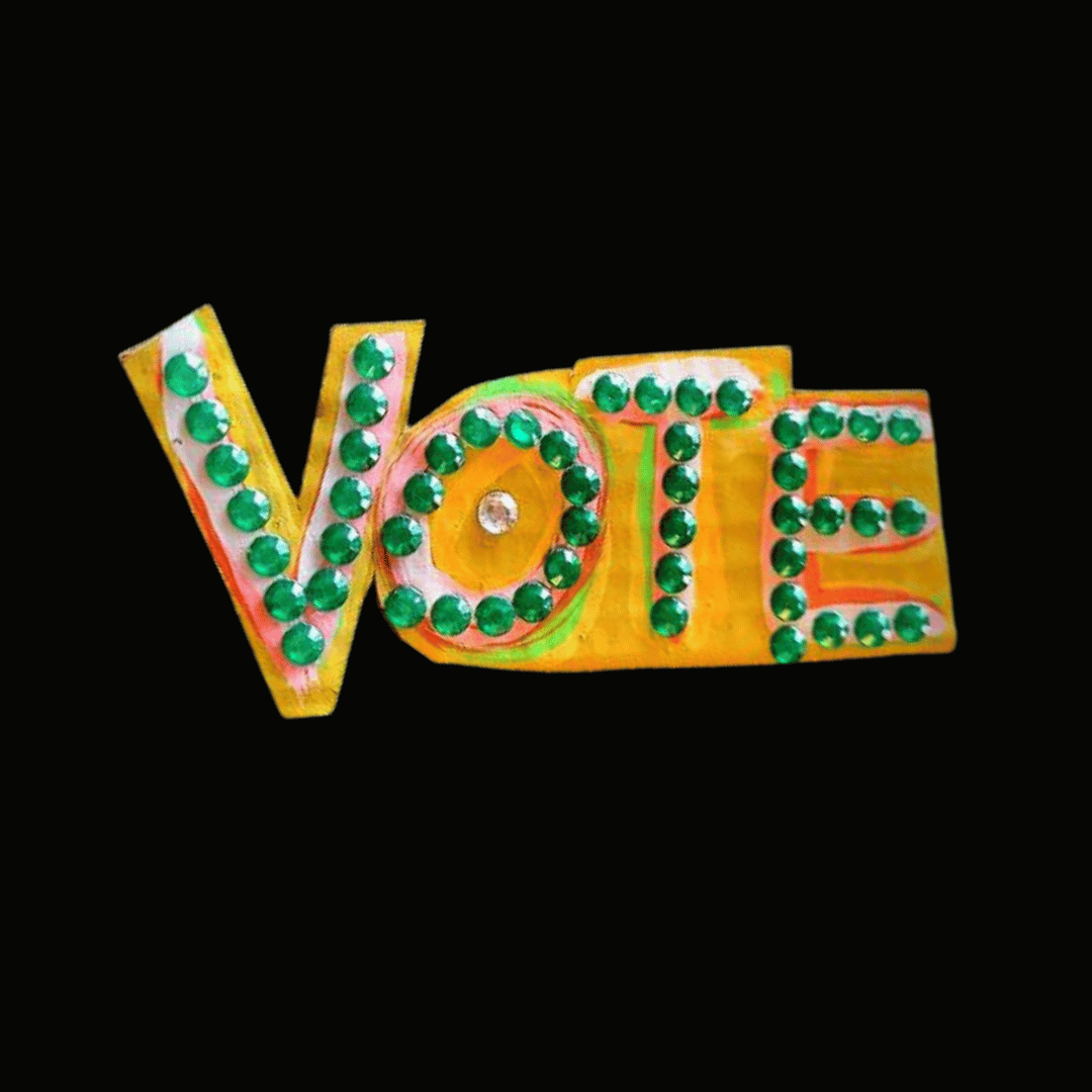 Sky Weir Handmade & Upcycled Vote Pin