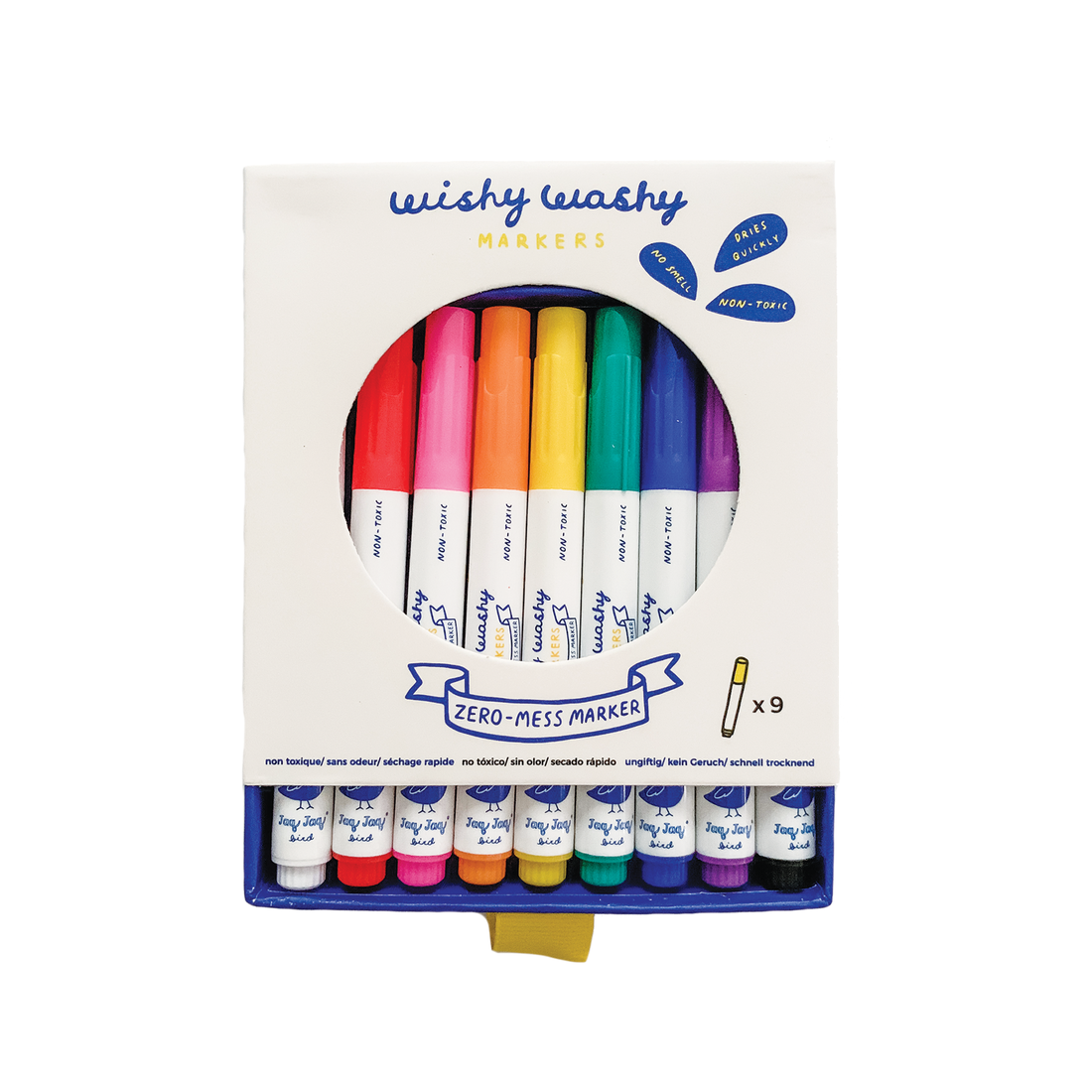 Wishy Washy Markers - Set of 9 Assorted Colors
