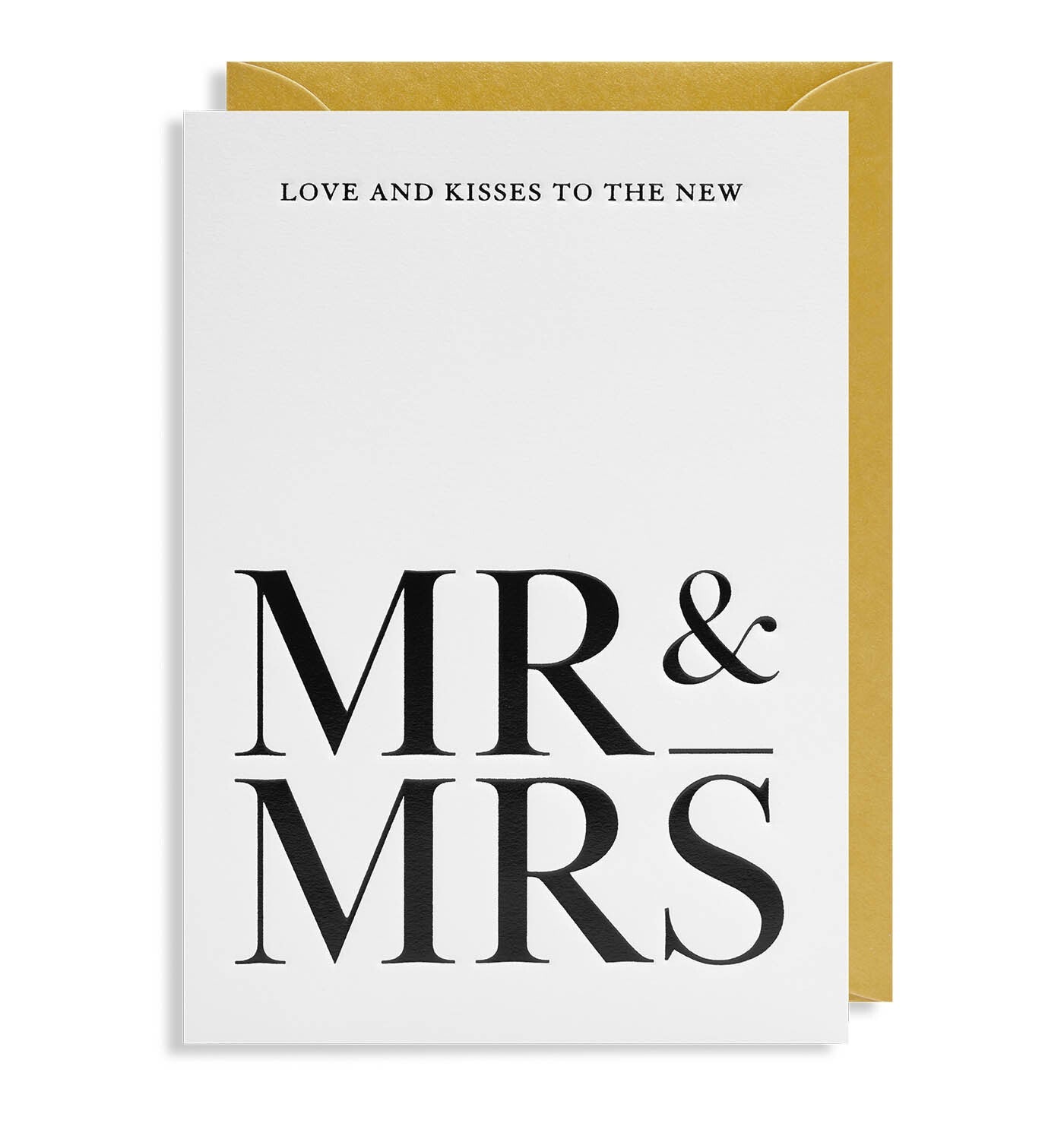 Love And Kisses to the New Mr & Mrs Card