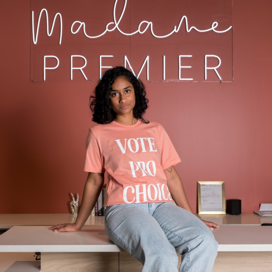 Madame Premier Vote Pro Choice Adult T-Shirt
