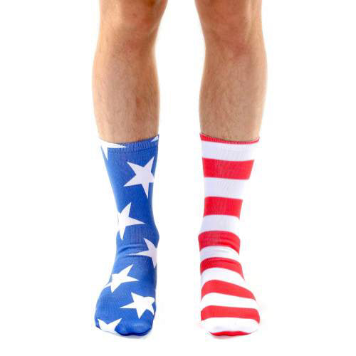 United States Stars and Stripes Crew Socks